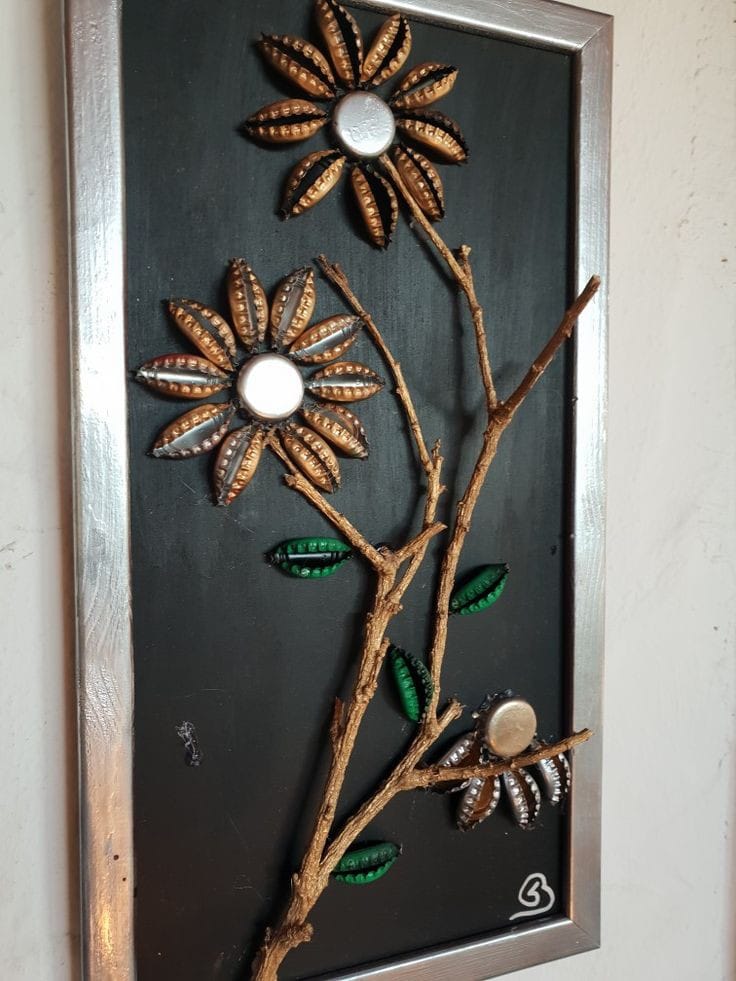 artesanato com tampinha