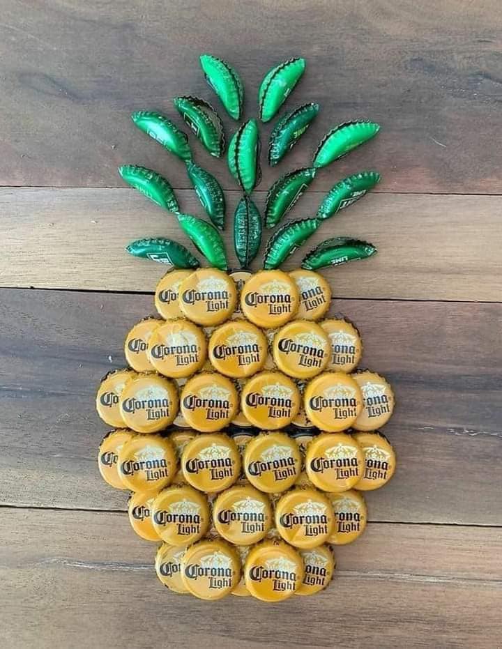 artesanato com tampinha de garrafa