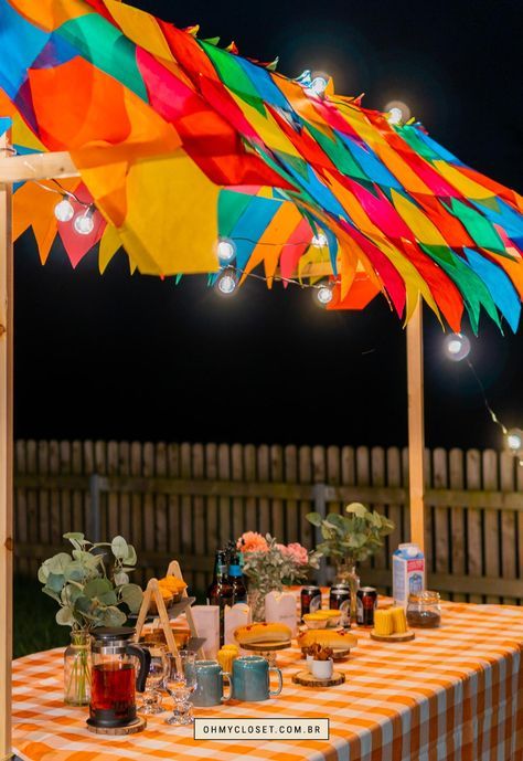decoração barraca de festa junina