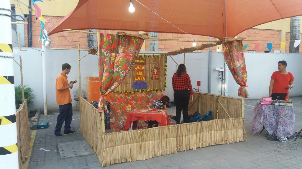 barraca festa junina decoração