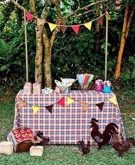 como enfeitar barraca de festa junina
