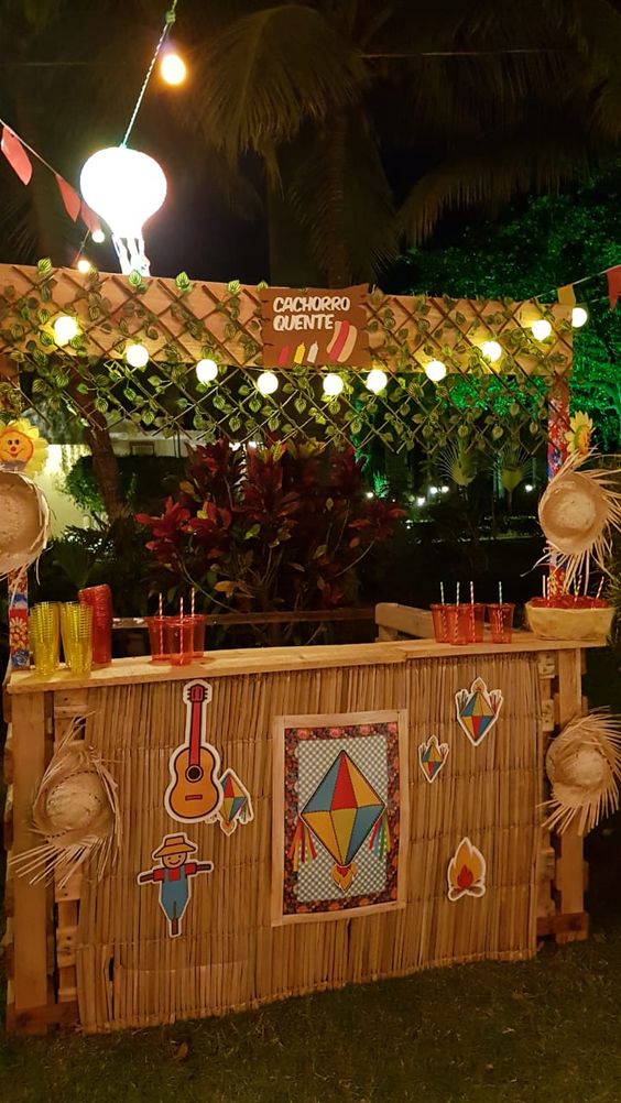 como fazer barraca de festa junina