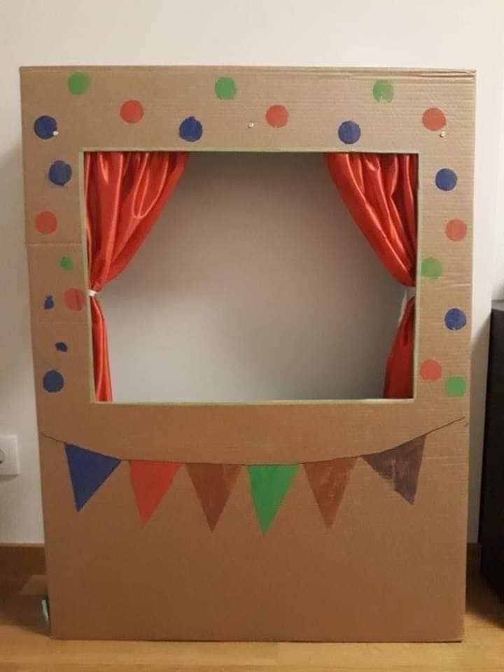 barraquinha de papelão