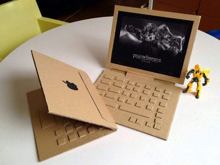 notebook de papelão