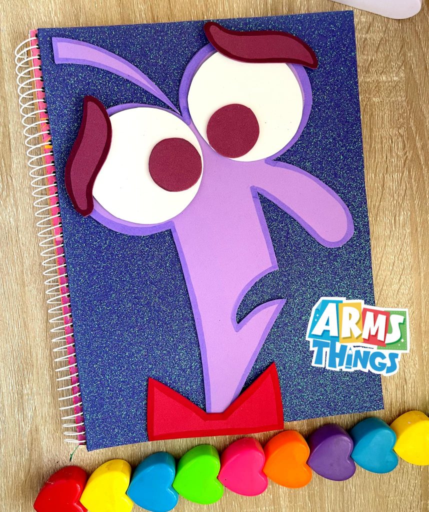 capa de caderno do divertidamente