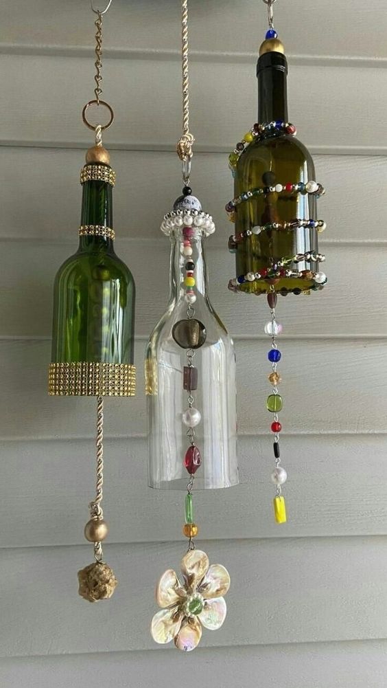 garrafa de vidro artesanato