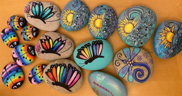 Como Pintar Pedra: 49 Ideias Criativas e Passo a Passos Grátis