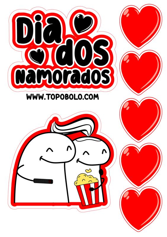 topo de bolo dia dos namorados