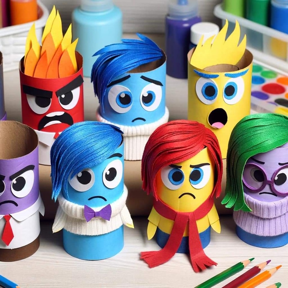 brinquedos com rolo de papel higiênico