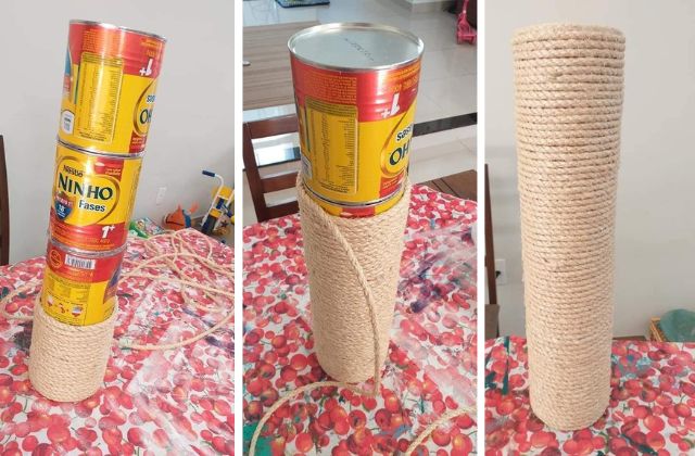 como fazer arranhador de gato