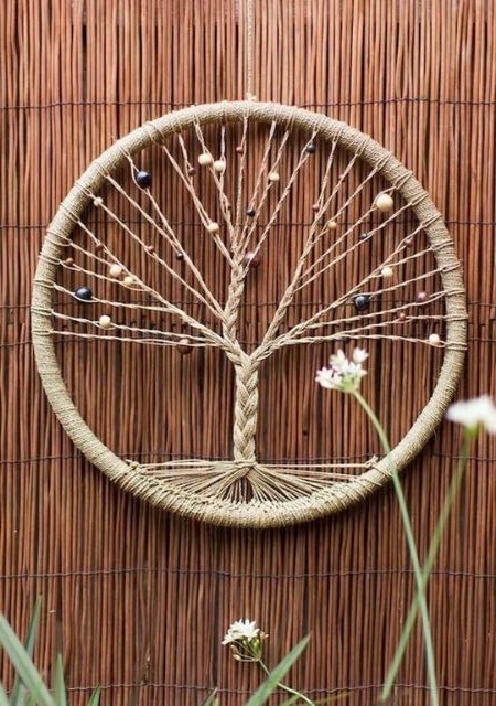 filtro dos sonhos macrame