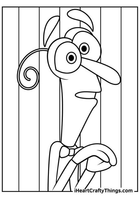 medo para colorir