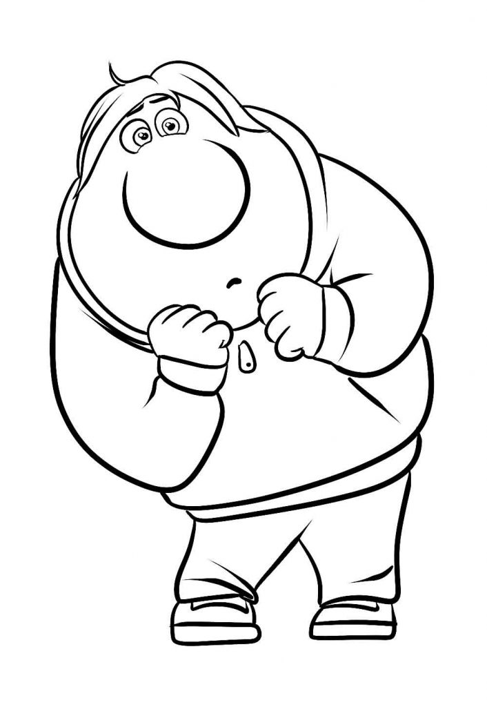 vergonha para colorir
