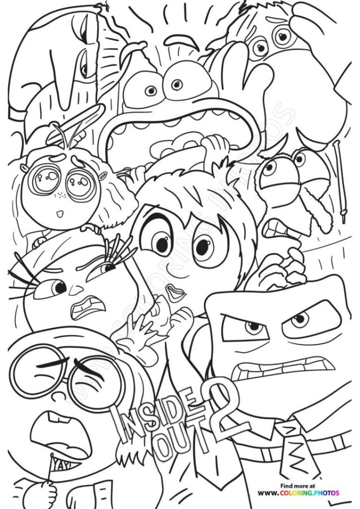 desenhos do filme divertidamente 2 para colorir