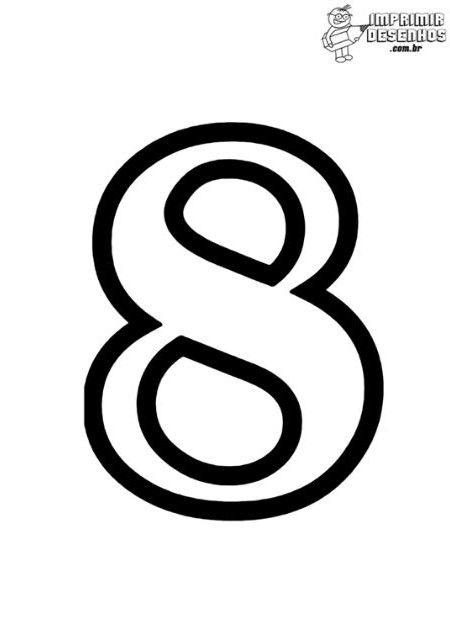 número 8 molde