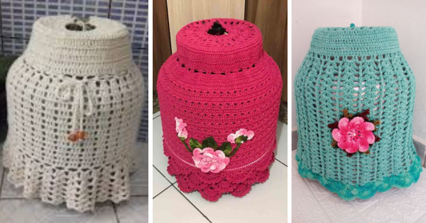 20 Modelos de Capa de Botijão de Crochê Para se Inspirar