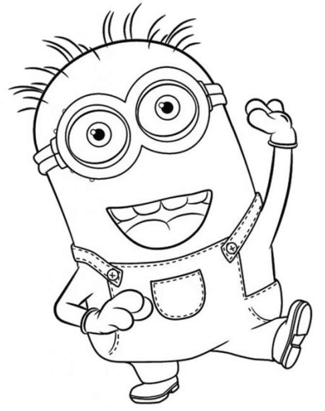desenho dos minions para imprimir
