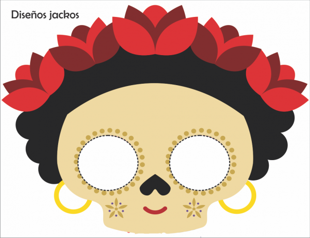16 Máscaras de Halloween para Imprimir Grátis | Revista Artesanato