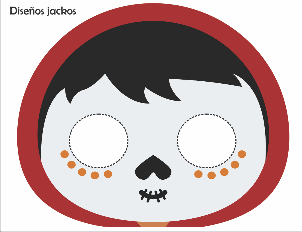 16 Máscaras de Halloween para Imprimir Grátis | Revista Artesanato