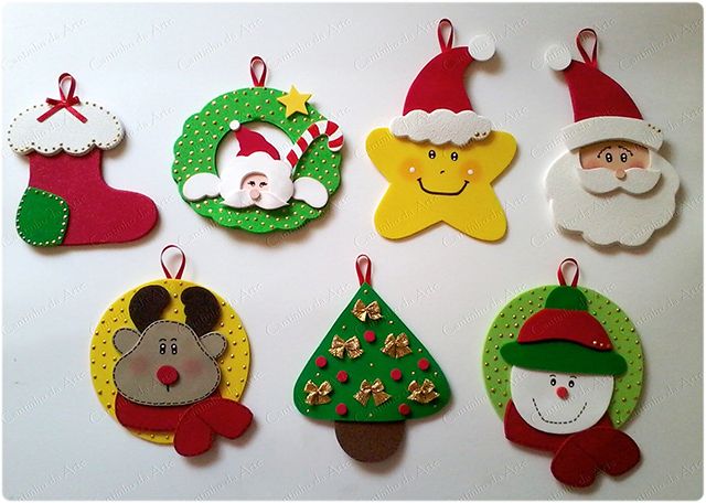 enfeites de natal de eva