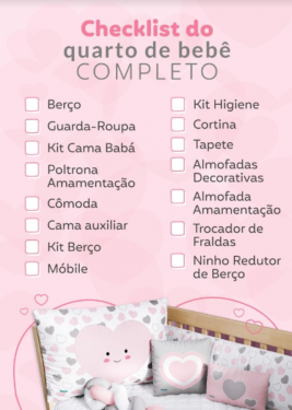 Lista Enxoval de Bebê Completo para Imprimir: 30 Modelos Grátis ...
