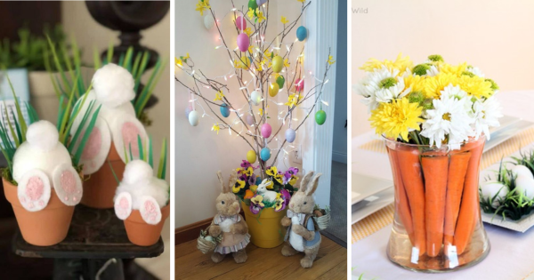 19 Enfeites Simples para uma Decoração de Páscoa de Arrasar