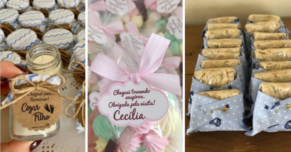 Lembrancinha Chá de Bebê: 40 Ideias com Passo a Passo