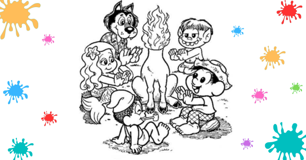 Desenhos de Folclore para Colorir: 20 Modelos para Imprimir Grátis