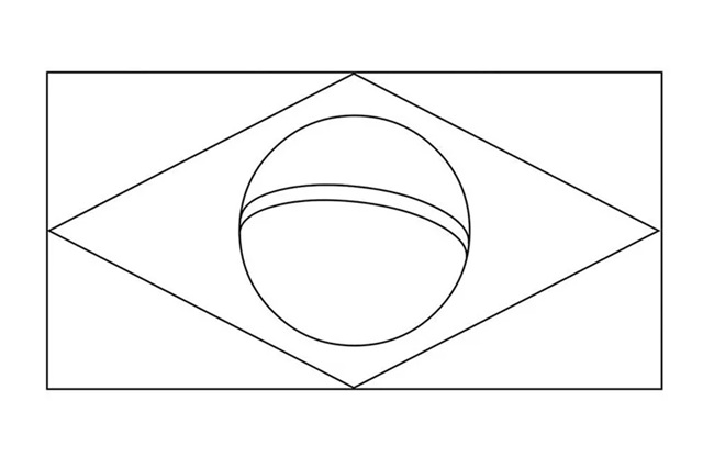 bandeira do brasil modelo